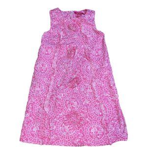 Lilly Wicket Pink Girls Shift Dress Sz 8